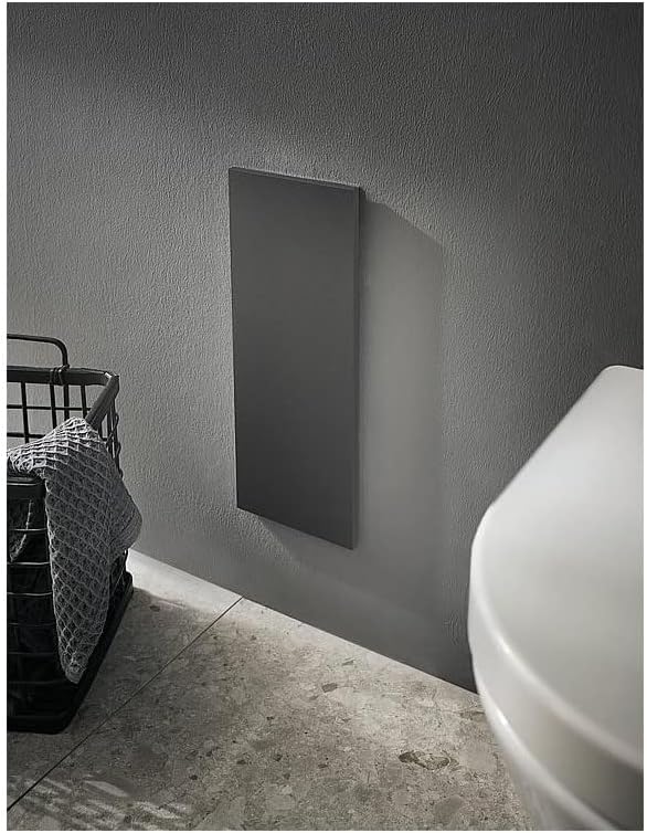 Emco Asis Pure Unterputz-Toilettenbürstengarnitur-Modul, Badezimmerschrank mit Toilettenbürste, Hoch