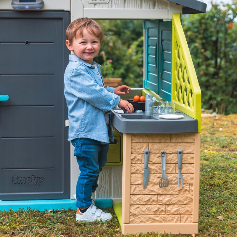 Smoby - Sommerküche Spielhaus Zubehör - 17 Teile