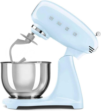 Smeg SMF03RDEU Planetenmischer mit einer Leistung von 800 W SMF03RDEU-Pastellblau, Edelstahl, Pastel