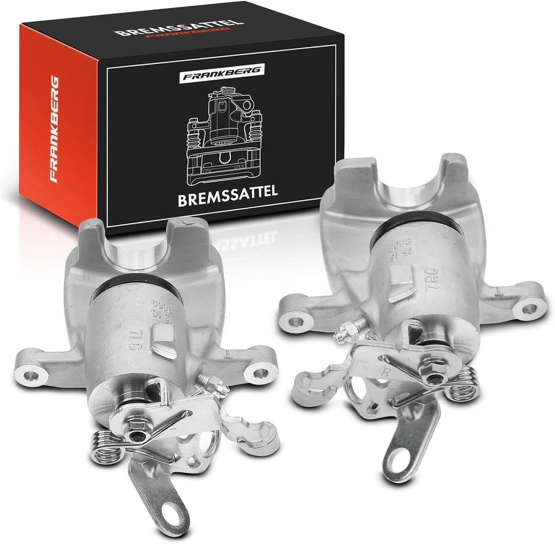 Frankberg 2x Bremssattel Bremszange Hinten Kompatibel mit A3 2003-2013 Octavia II 2004-2009 Golf V 2