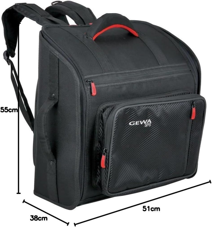 Prestige SPS Gig Bag/Tasche Akkordeon für 96 Bass schwarz, 96 Bass