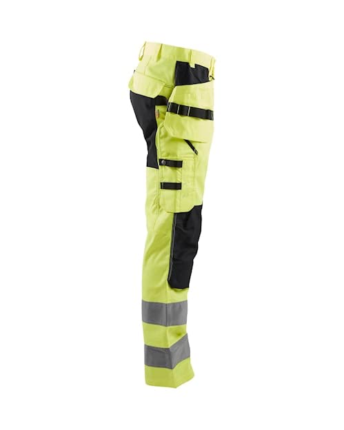 Blaklader 15521811 Hochsichtige Hose mit Stretch, gelb/ schwarz, grootte D108 D108 Yellow / Black, D