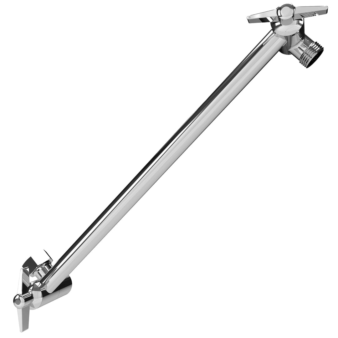 SparkPod Duscharmverlängerung aus massivem Messing, 27,9 cm, leicht verstellbar mit Universalanschlu