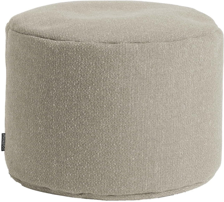 mokebo® Pouf, Hocker o. Sitzhocker 60x40cm 'Der Ruhepouf', Bodenkissen rund & Fusshocker fürs Wohnzi