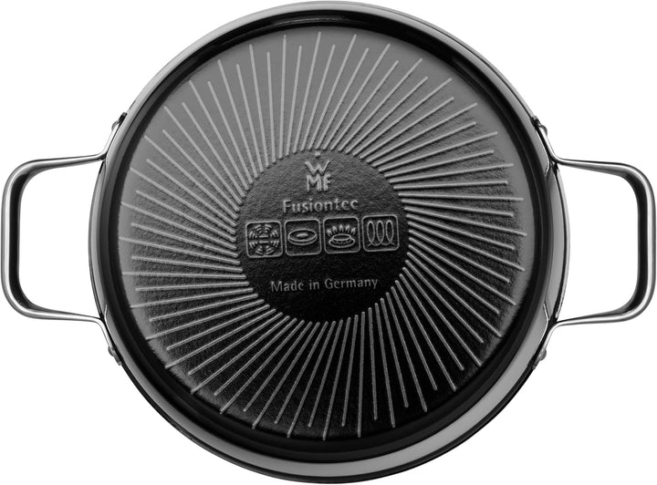 WMF Fusiontec Aromatic Kochtopf gross 22cm, Fleischtopf Induktion 4,7l, Deckel mit Kondensationsnopp