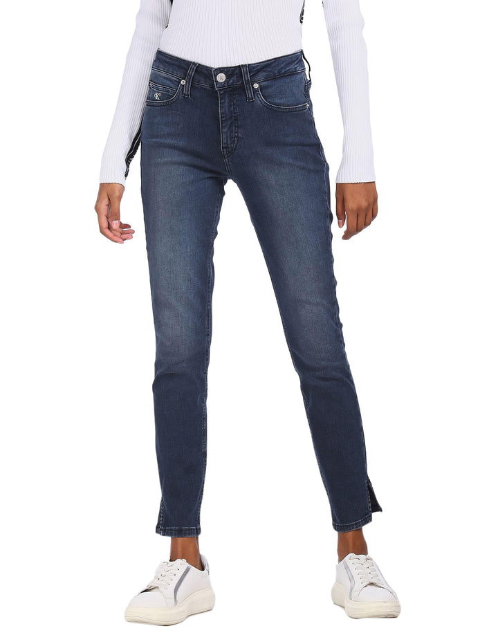 Tommy Hilfiger Damen Hose 30W Short Blue Black Rivet, 30W Short Blue Black Rivet