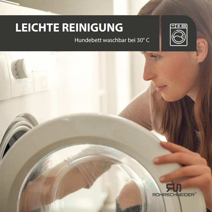 Rohrschneider Katzenbett Cordstoff mit Spielkugelset (Taupe, feiner Cordstoff) Taupe feiner Cordstof