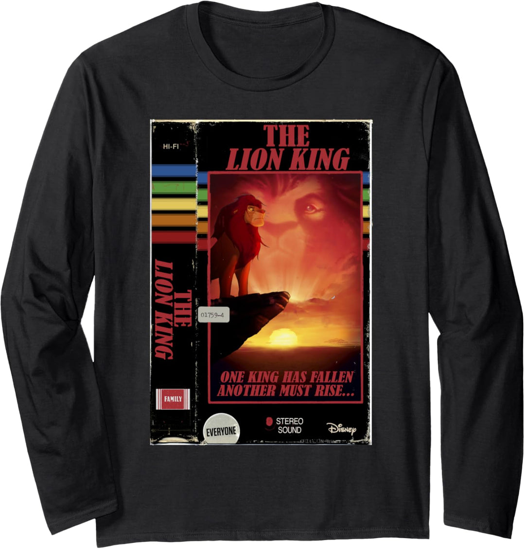 Disney The Lion King Hi-Fi VHS Cover Langarmshirt