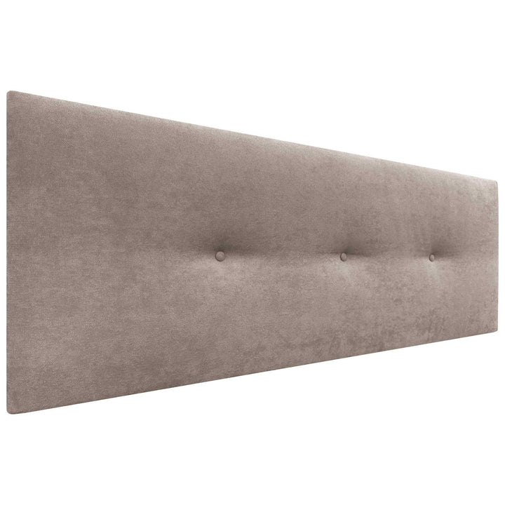 DHOME Kunstleder oder Acualine Stoff Kopfteil einfarbig mit Knöpfen gepolstert HIGH Range Luxus Bett