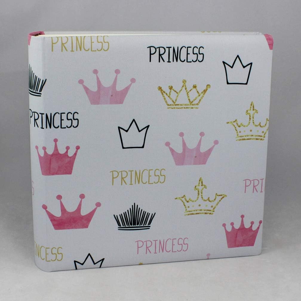 Fotoalbum Princess - Kinderalbum für Kinder geeignet - mit süssen Kronen für Prinzessinen