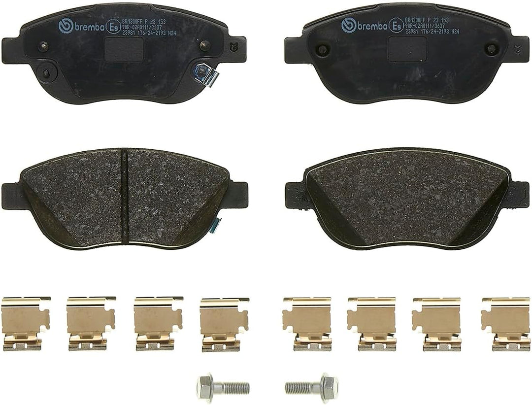 Brembo P23153 Vordere Bremsbeläge, Anzahl 4