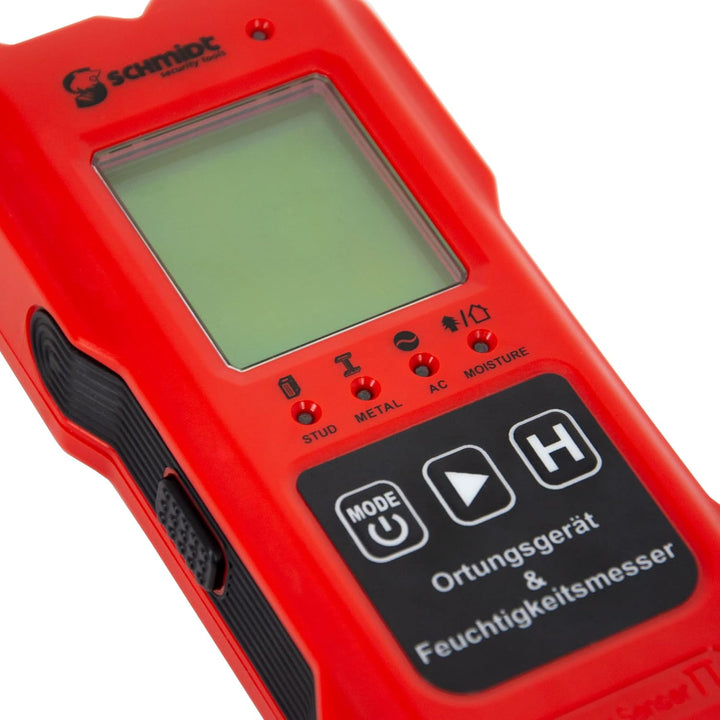 SCHMIDT security tools Ortungsgerät CF-14 Feuchtigkeitsmesser 2in1 Multidetektor Wandscanner Balkens
