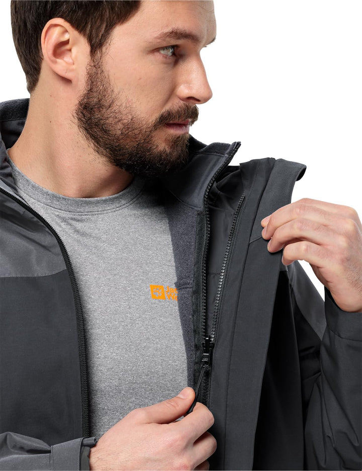 Jack Wolfskin Herren Taubenberg 3in1 Jkt M Jacket (1er Pack), phantom
