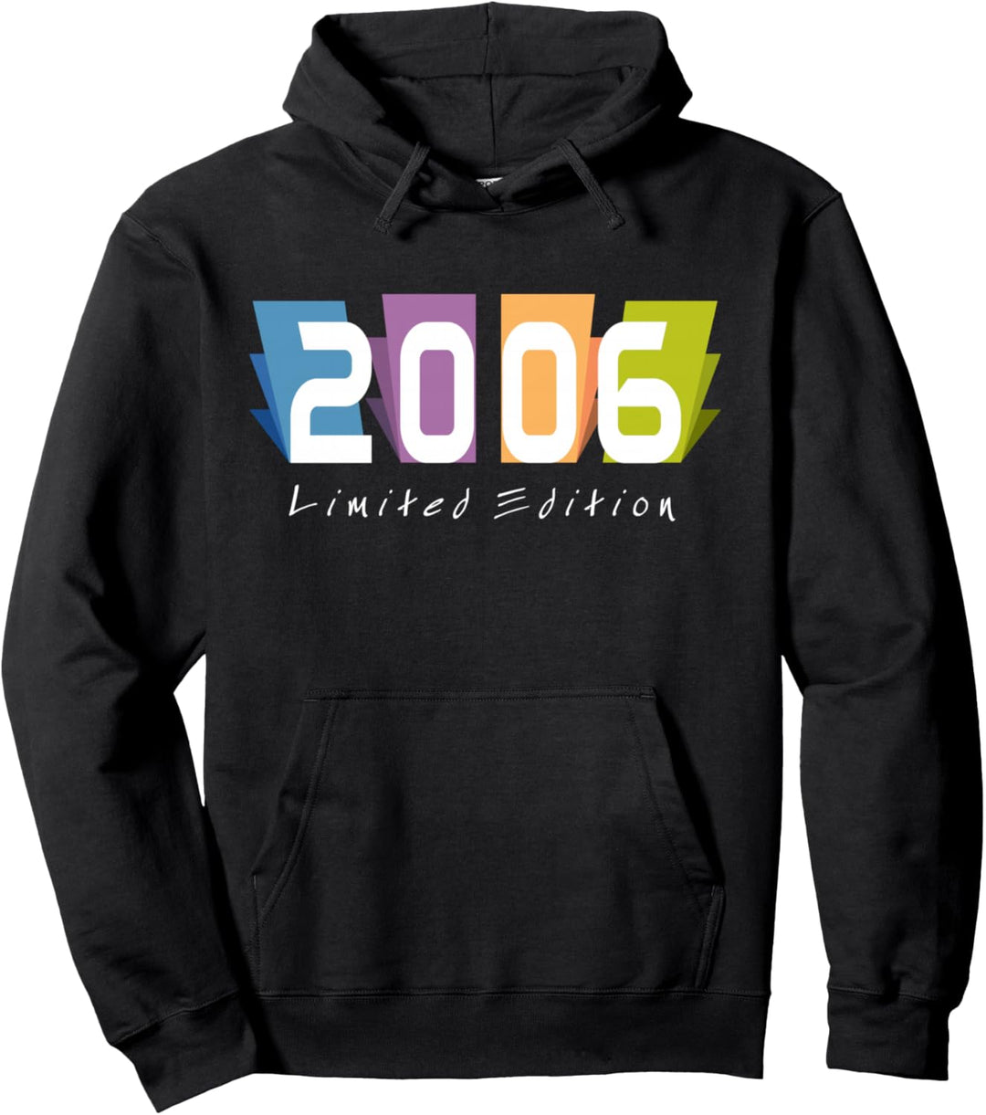 18. Geburtstag Junge Mädchen 18 Jahre 2006 Lustig Geschenk Pullover Hoodie