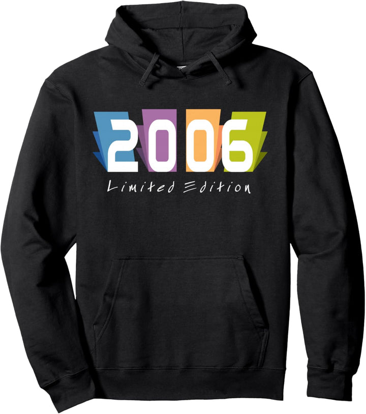 18. Geburtstag Junge Mädchen 18 Jahre 2006 Lustig Geschenk Pullover Hoodie