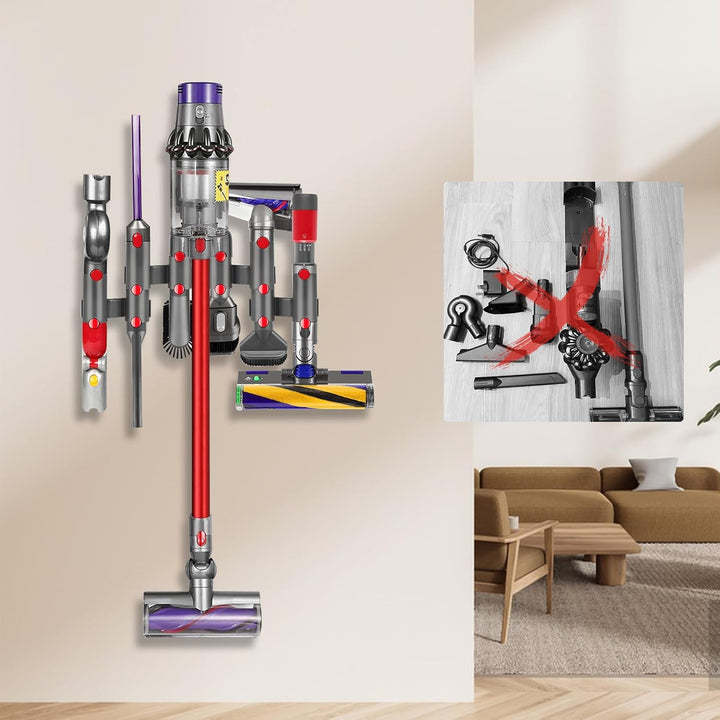2 Stück Zubehör Halterung für Dyson V7 V8 V10 V11 V15, wandhalterung aufbewahrung für Dyson, Docking
