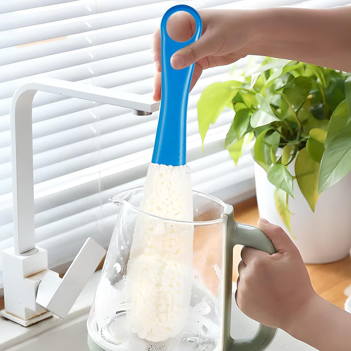 Dekanter-Reinigungsbürsten-Set, flexibles Flaschenbürsten-Set mit Reinigungsperlen für Weindekanter,