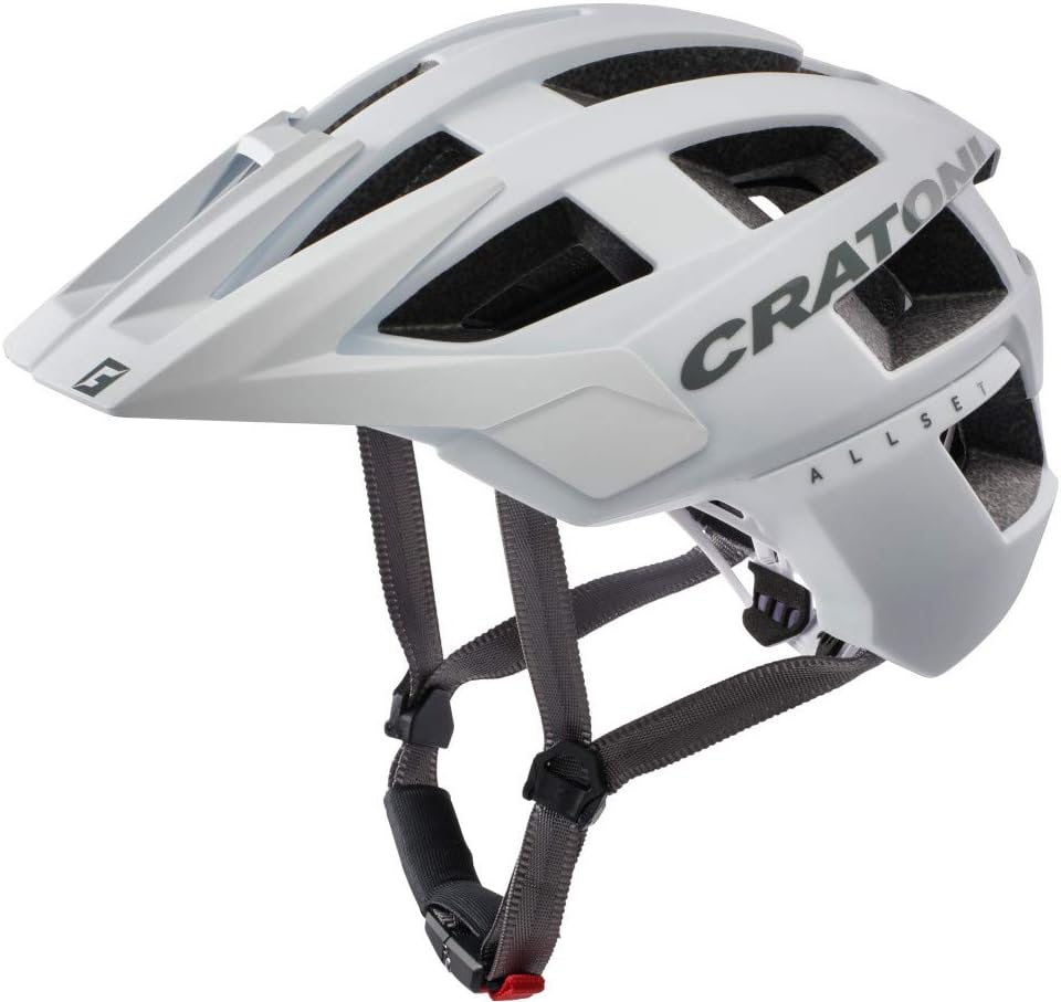 Cratoni AllSet MTB Helm schwarz/grün 2022 Fahrradhelm Weiss S/M, Weiss S/M