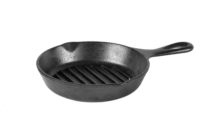 Lodge Grillpfanne aus Gusseisen, 16,5 cm 6.5 Inch Grillpfanne, 6.5 Inch Grillpfanne