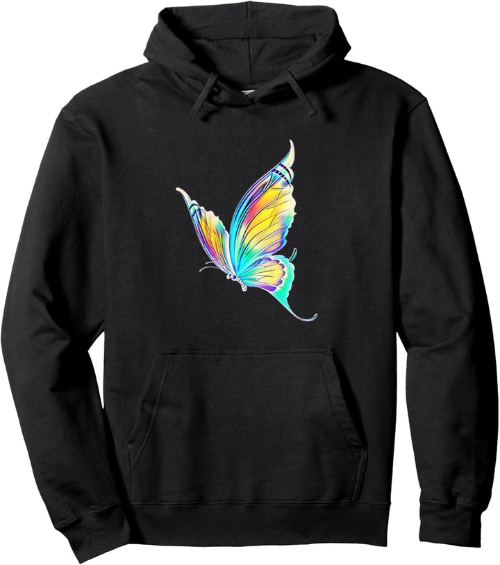 Schmetterling Motiv bunte Falter Insekten Schmetterlinge Pullover Hoodie