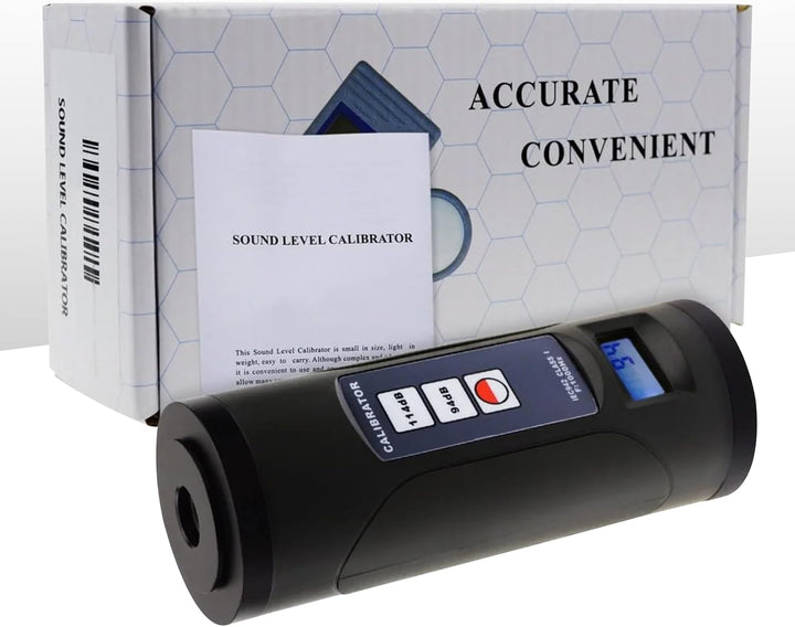 Digitaler Schallpegelmesser Kalibrator 94dB & 114dB für 1/2 "und 1" Zoll Mikrofon, Professionelles N