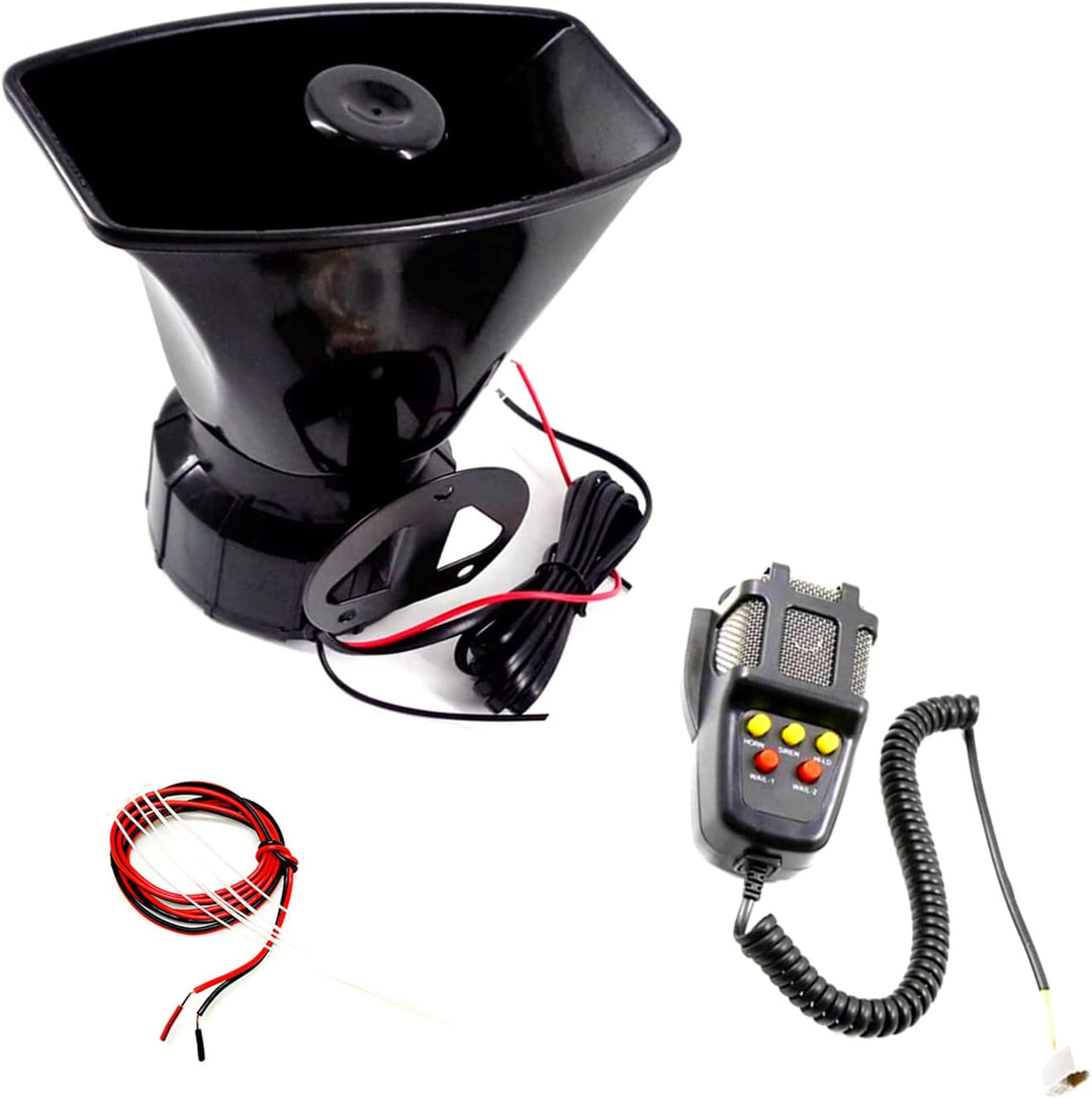 YIYIDA Autosirene Autohupe mit Mikrofon PA-Lautsprechersystem elektrische Hupe Hupe Notlautsprecher
