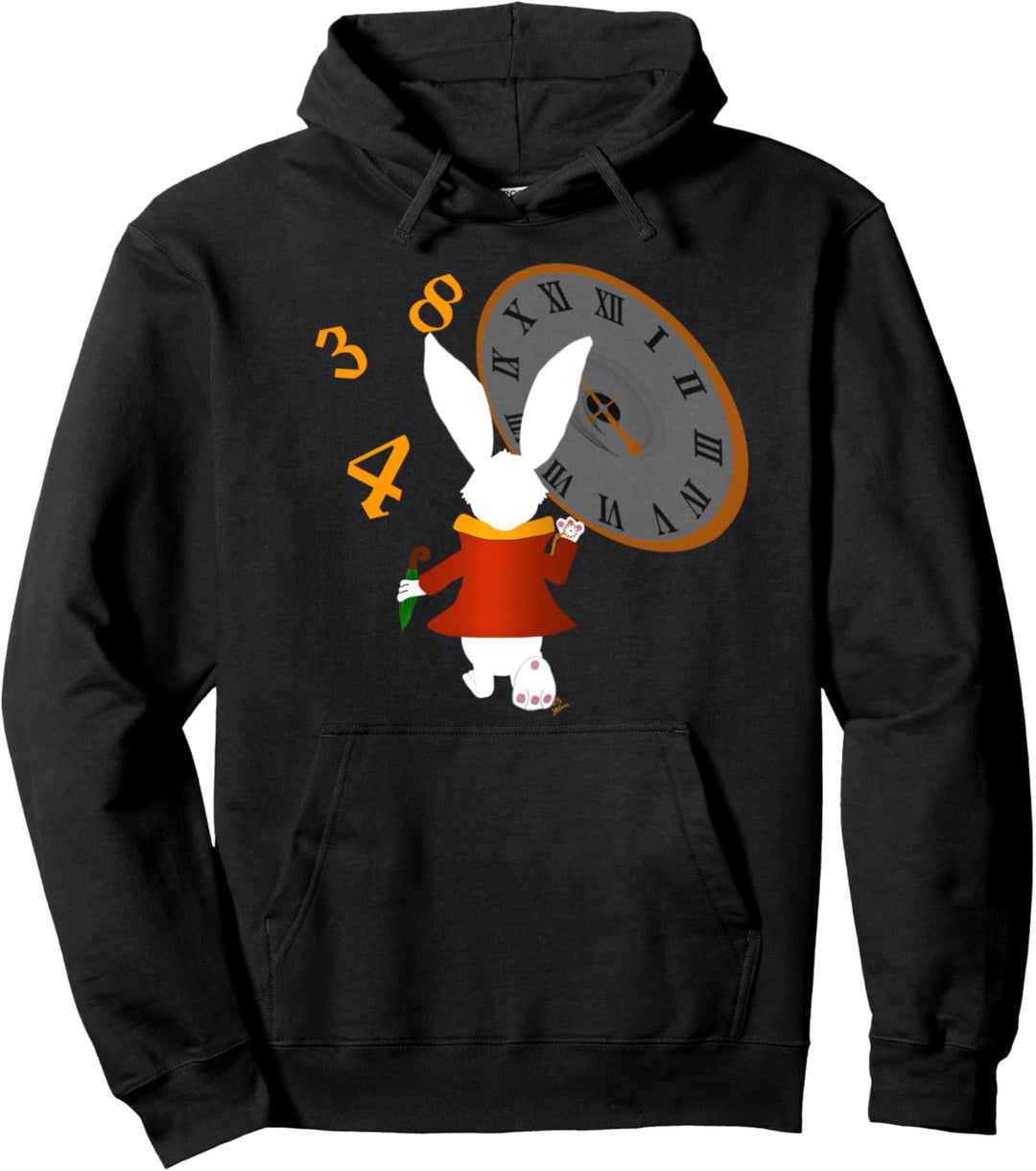 Oster Damen Shirt lustiger weisser Hase - Osterhase Damen Pullover Hoodie