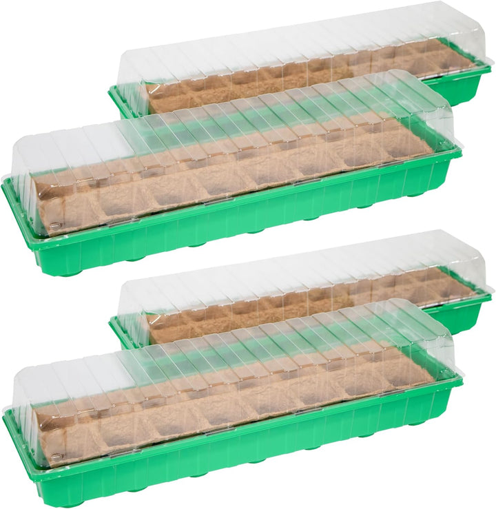 mgc24 4er Set Anzuchthaus 54x15x12cm 54 x 15 x 12 cm 4 Stück, 54 x 15 x 12 cm 4 Stück