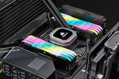 Corsair Vengeance RGB PRO SL 64GB (2x32GB) DDR4 3200 (PC4-25600) C16 1.35V PC Arbeitsspeicher - schw