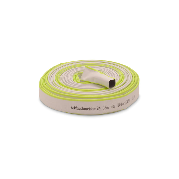 Ø 38 mm - 1 1/2 Zoll, 40 Meter Gewebeschlauch | Industrieschlauch | Bauschlauch | Flachschlauch Gewe