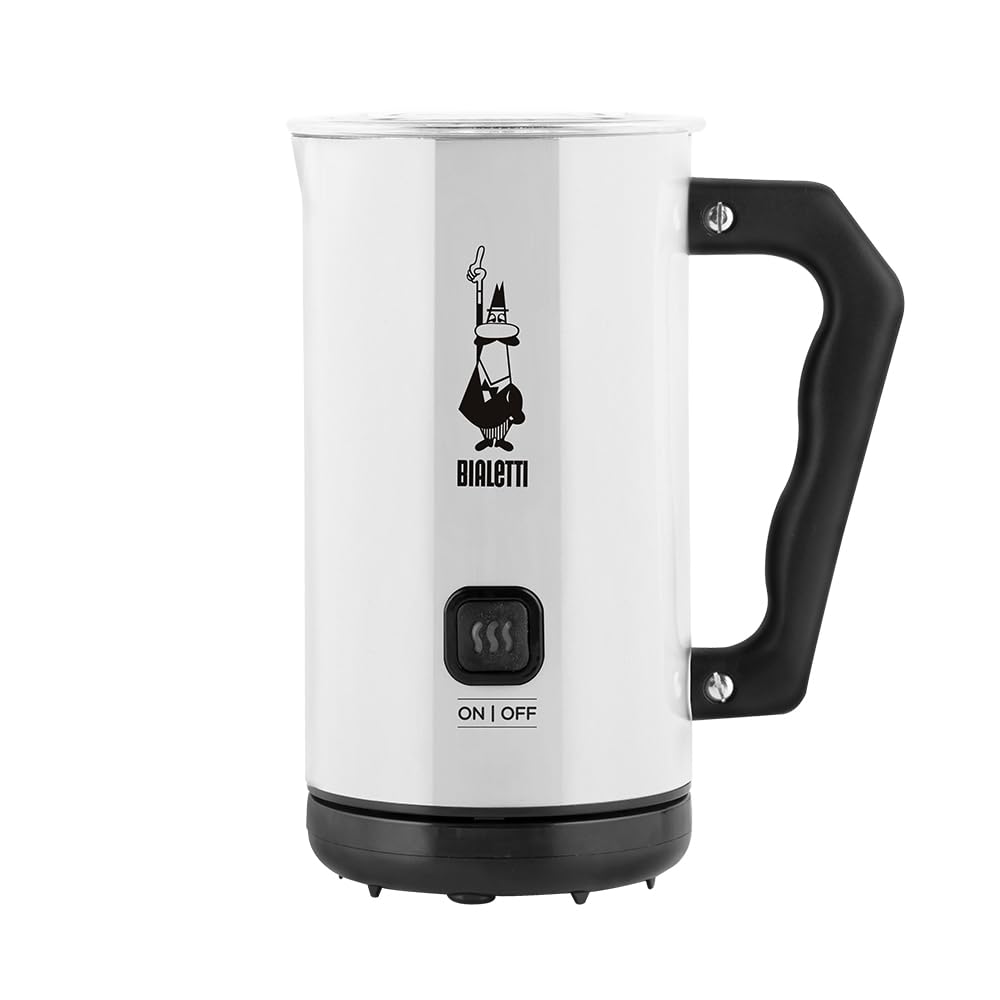 Bialetti Milch Frother Elettrico, Milchaufschäumer für Cappuccino, Fassungsvermögen 150 ml Cappuccin