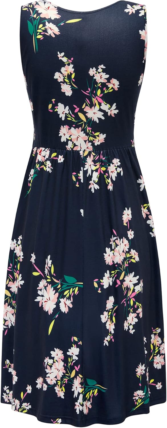 OUGES Damen Winter Umstandskleid Stillkleid Baumwolle Schwangere Lässiges Herbst Kleider mit Taschen