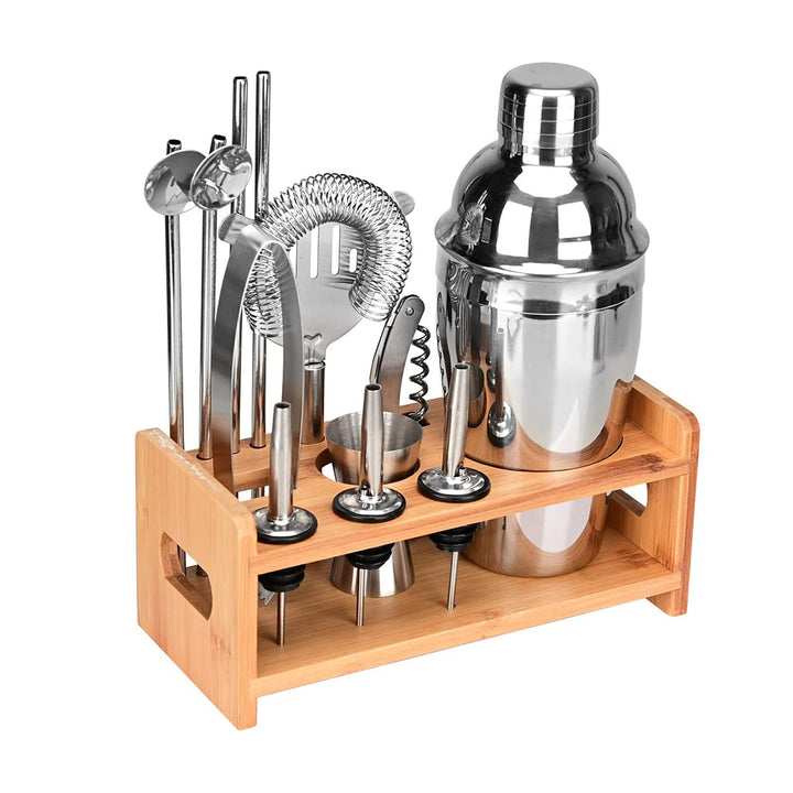 Lychee Professionelles Edelstahl Cocktailshaker(12-TLG)/Premium Cocktail Shaker Set/Cocktailshaker/P
