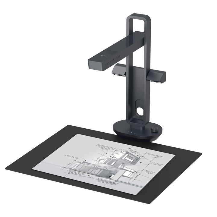 CZUR Buchscanner 14MP Scanner mit Led Schreibtischlampe, Dokumentenscanner mit OCR für Win und Mac,