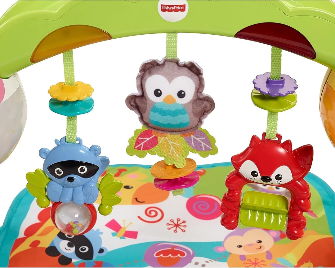 Fisher Price CCB70 - Erlebnisdecke mit Musik, Geräuschen und Lichtern, Spielmatte mit Beschäftigungs