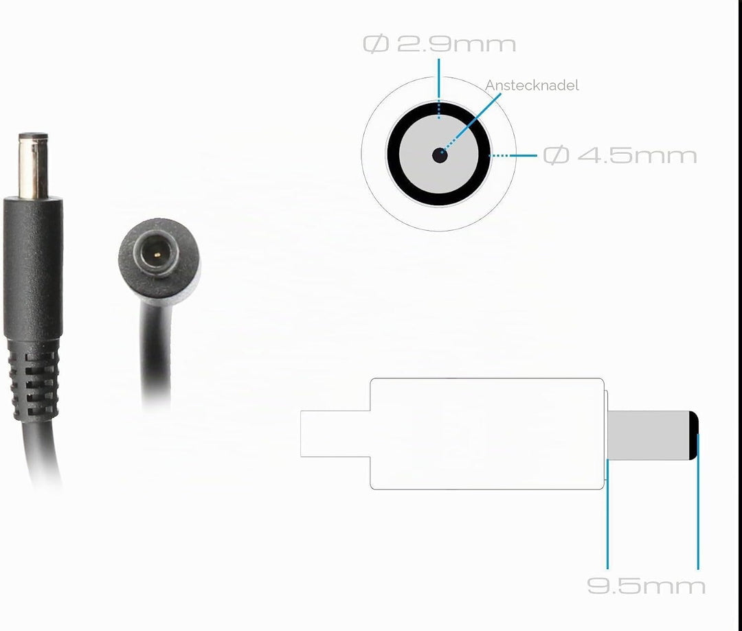 Dell 0MGJN9 Original Netzteil 65 Watt für Vostro 15 (3568), (5568), Inspiron 15 (3567), (3590), 17 (