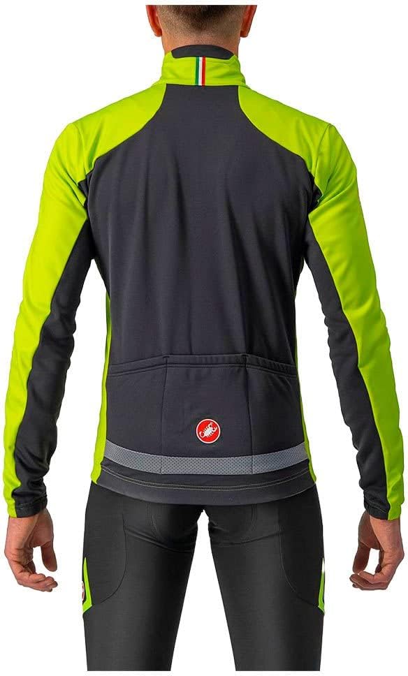 Castelli Herren Transition 2 Jacket Jacket M ELECTRIC LIME/DARK GRAY-BLACK, M ELECTRIC LIME/DARK GRA