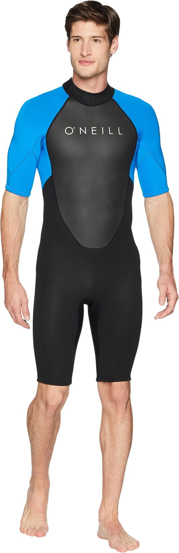 O'Neill Herren Reactor-2 Neoprenanzug mit Reissverschluss hinten, kurzärmelig, 2 mm M kurz Schwarz/O