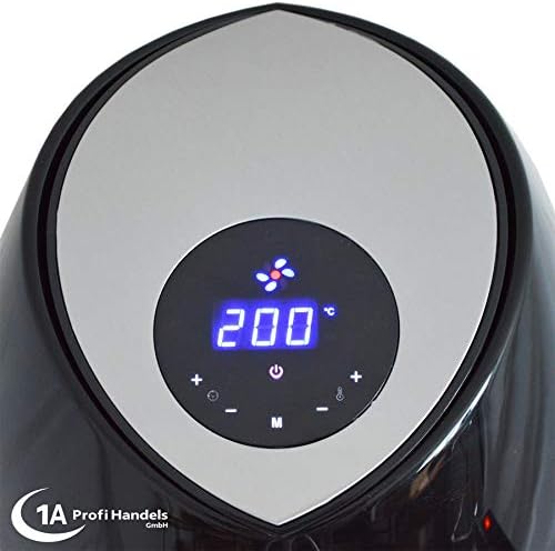 FRITTEUSE OHNE FETT HEISSLUFT-FRITTEUSE DIGITAL MULTI FRITTEUSE HEISSLUFT ECO-AIR-PROFI DC-1400W-1 s