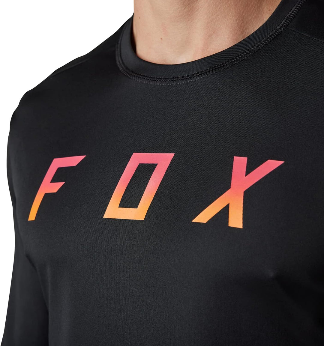 Fox Racing Herren Ranger Ls Jersey Swath Jersey S Dosis – Schwarz, S Dosis – Schwarz