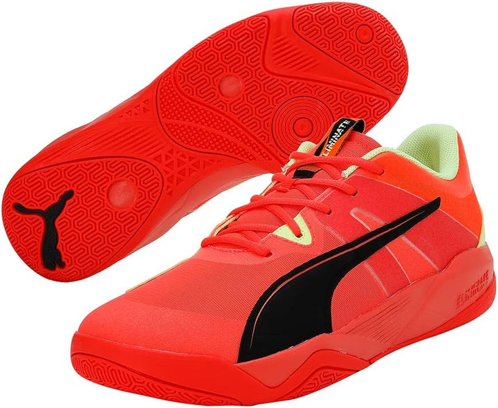 PUMA Herren Eliminate Pro Ii Hallenturnschuh 46 EU Red Blast Fast Yellow Puma Black, 46 EU Red Blast