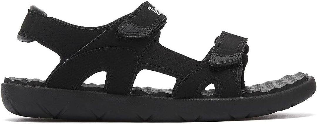 Timberland Unisex Kinder Perkins Row 2-Strap (Youth) Sandalen 23 EU Schwarz Black Xv0, 23 EU Schwarz
