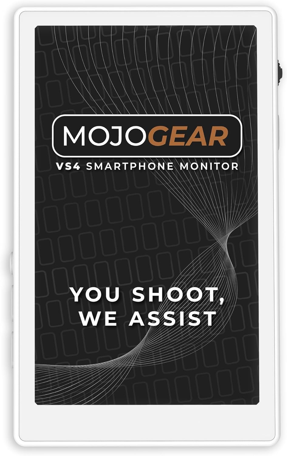 MOJOGEAR VS4 Touchscreen Selfie Vlog Monitor — Drahtloser 3,97 Zoll Monitor für Vlogging mit Smartph