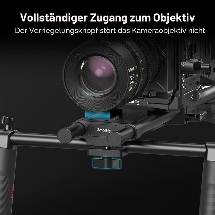 SMALLRIG Camera Shoulder Rig Basic Schulterset für DSLRs und spiegellose Kamera-Rig, Schulter-Rig mi