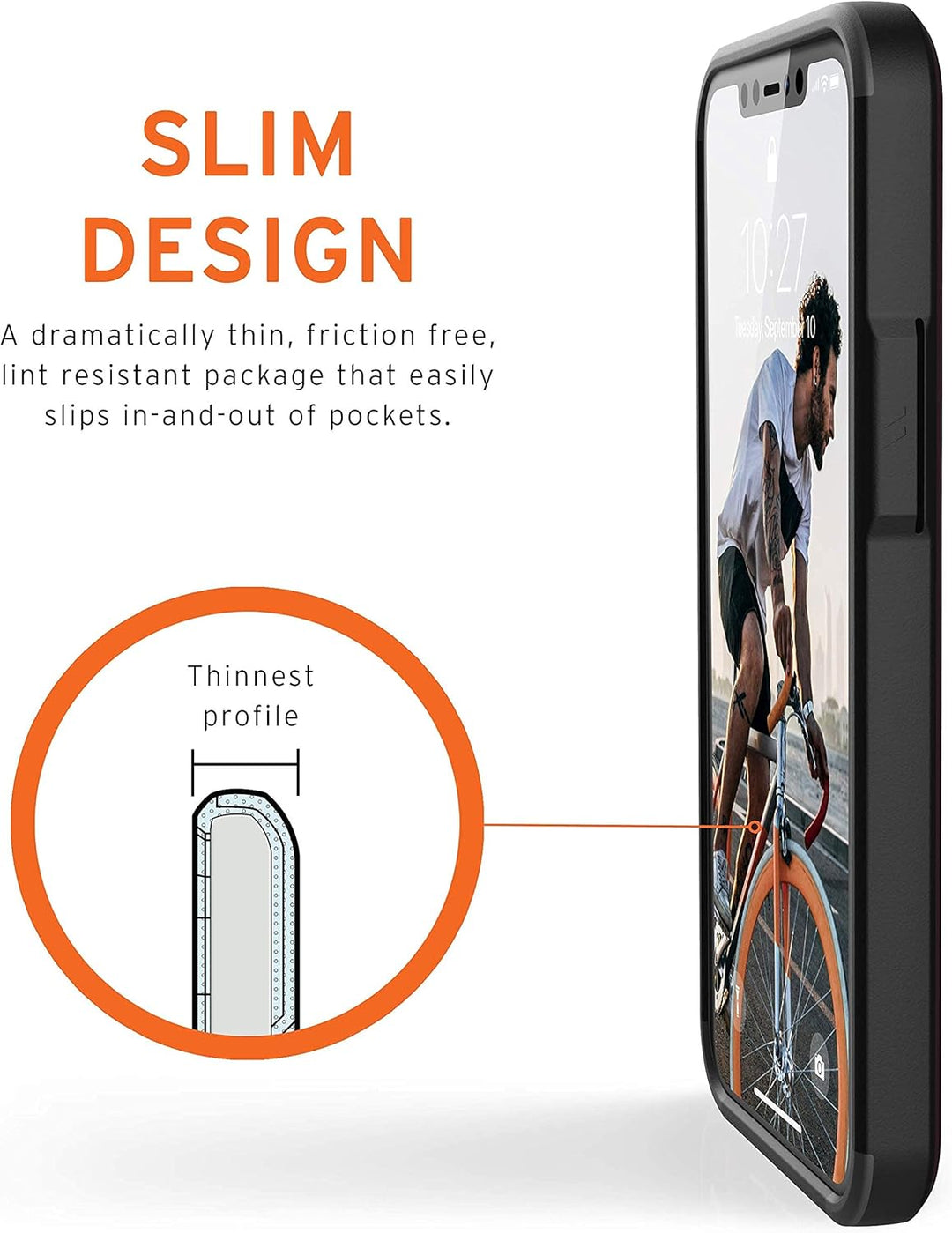 Urban Armor Gear Civilian Hülle Apple iPhone 12 Pro Max (6,7" Zoll) Schutzhülle (Wireless Charging k