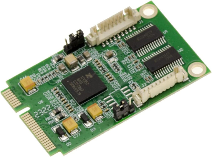 KALEA-INFORMATIQUE Mini PCI Express Serial 2 Ports COM RS232 - DB9 FICHES Controller-Karte mit EXAR