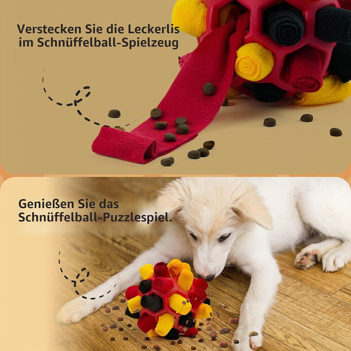 Schnüffelball für Hunde, Schnüffelteppich Schnüffelspielzeug Interaktive Hundespielzeug tragbarer Ha
