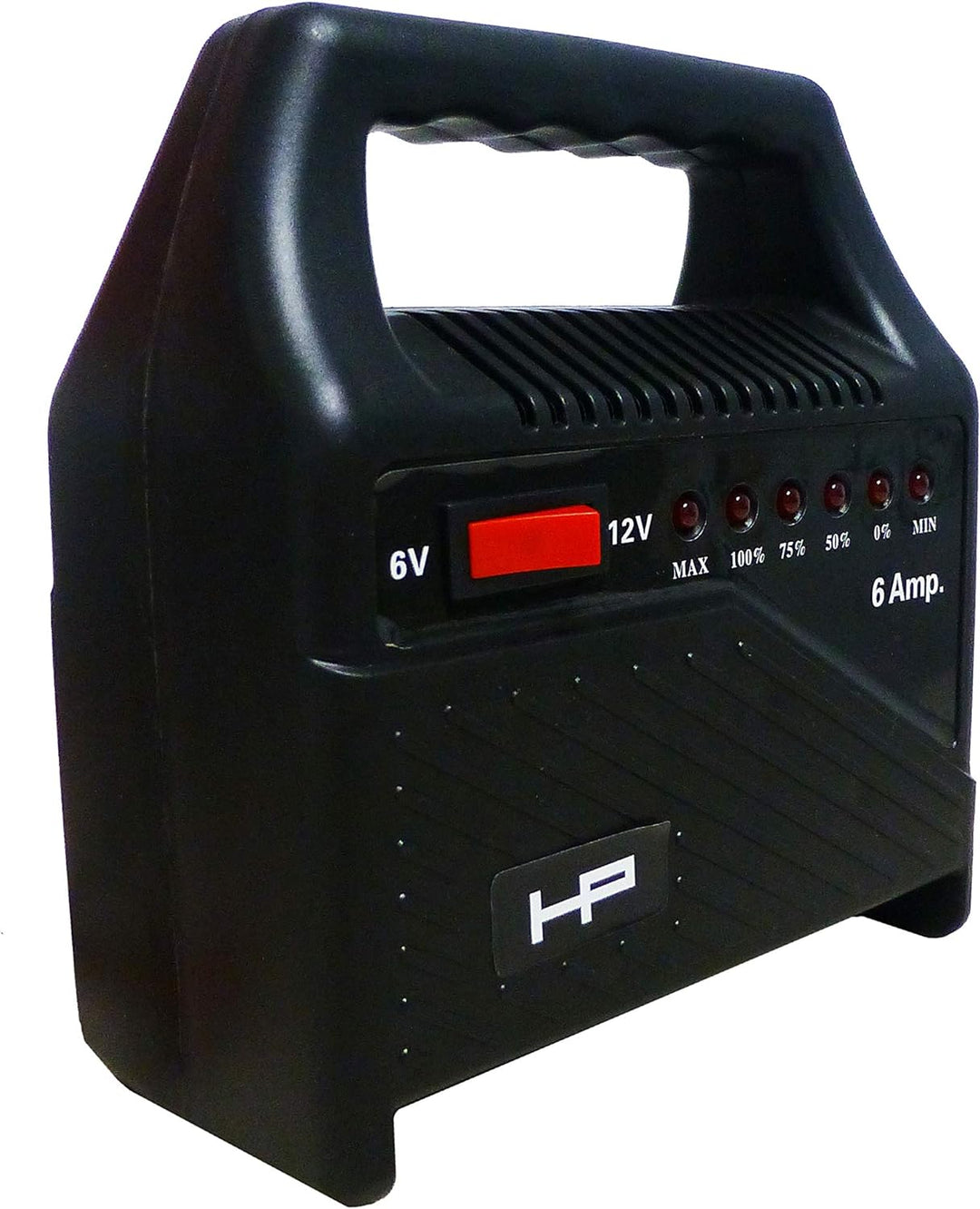 HP-Autozubehör 20502 6 AMP Batterieladegerät, Schwarz