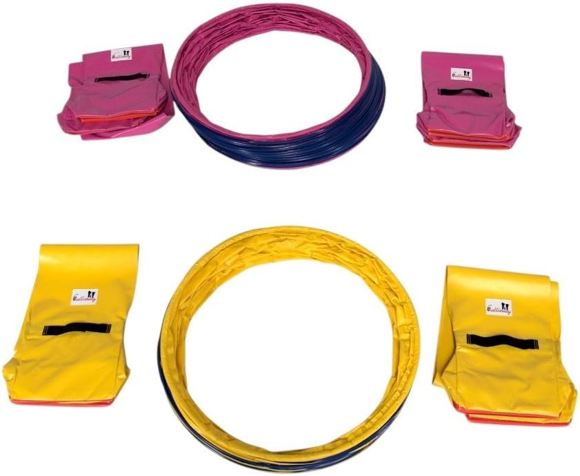 Callieway Hoopers Agility Tunnel Set “Profi”– Orig Tunnelset (2 STK.) für Hoopers Hundesport (inkl 2