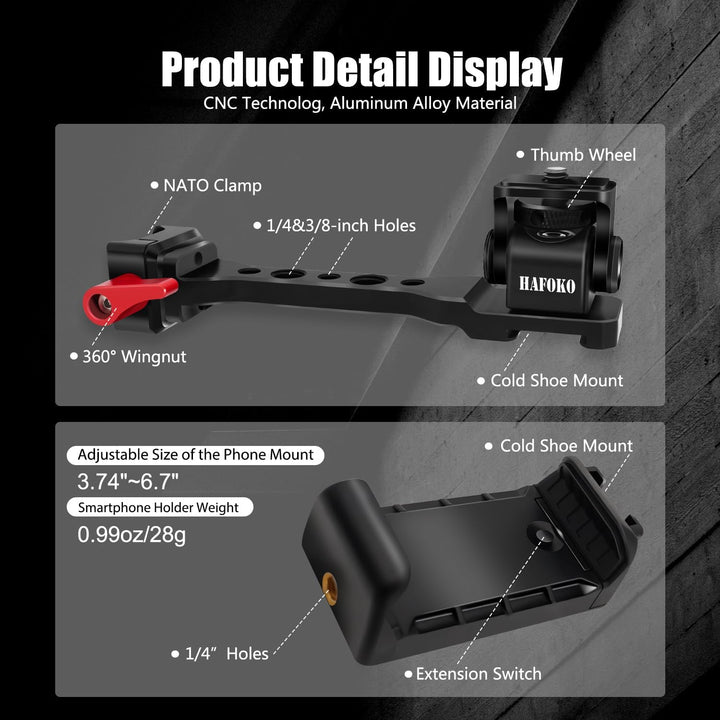 HAFOKO RS3 Gimbal Monitor Montieren RS2 Verlängerung Handhaben Platte w Tablette Montieren Grosser T